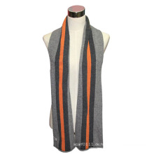Mann Mode Wolle Baumwolle gestrickt gestreiften Winter Schal (YKY4328)